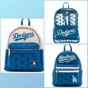 3 Retired Loungefly Dodgers Backpacks